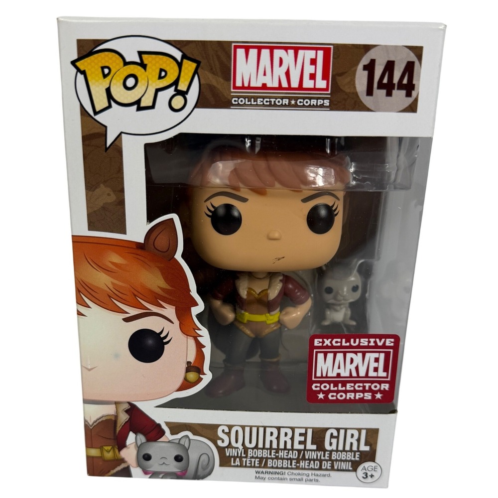 Funko Pop Marvel Squirrel Girl 144 Collector Corps Exclusive Vinyl Bobble-Head